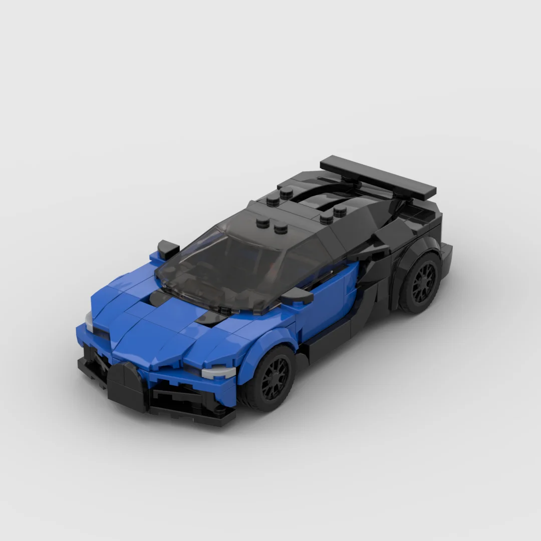 MOC Vision GT Style Racing Car 315PCS 8 Stud Wide Small Bricks Building Blocks Model Assembly Toy Gift view 4