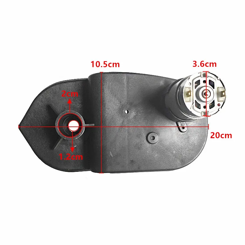 Boîte de vitesses de voiture électrique pour enfants, couple élevé 24V, moteur rs555 24V 30000rpm 200W pour monter sur la voiture bébé voiture à