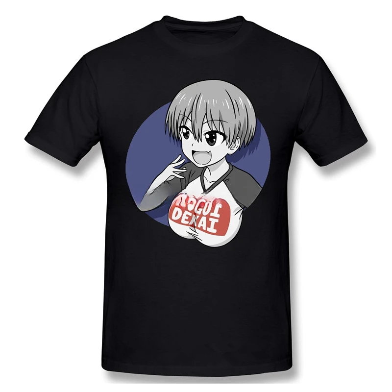 Graphic Plus Size Tops Cool Oversized Shirt 2024 Uzaki Chan Wants to Hang Out Hana Sakurai Ami Anime Men 100% Cotton TShirt tee