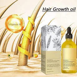 Natural Hair Growth Oil Efficient Anti Hair Loss Nourishing Essential Oil For Dense Repair Damaged Hair Moisturizing Smooth Oil