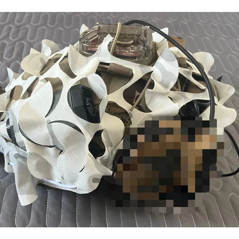 1 قطعة M90 A-TACS FG AOR2 ثلاثية الأبعاد غطاء خوذة سريع Flecktarn Splittertarn ميامي النمر شريط Jieitai النقاط غطاء قماش مموه