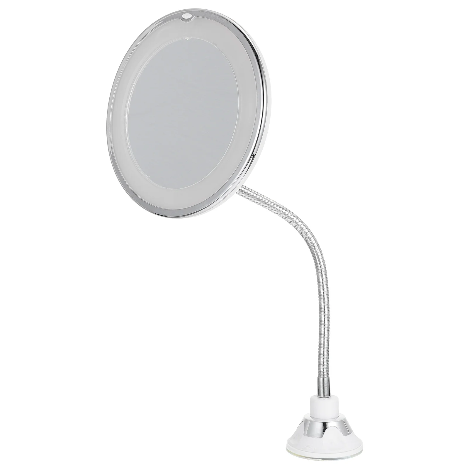 

10 X Mirrors LED Vanity Cosmetics with Suction Magnifying Gooseneck 17x17cm Bathroom Makeup