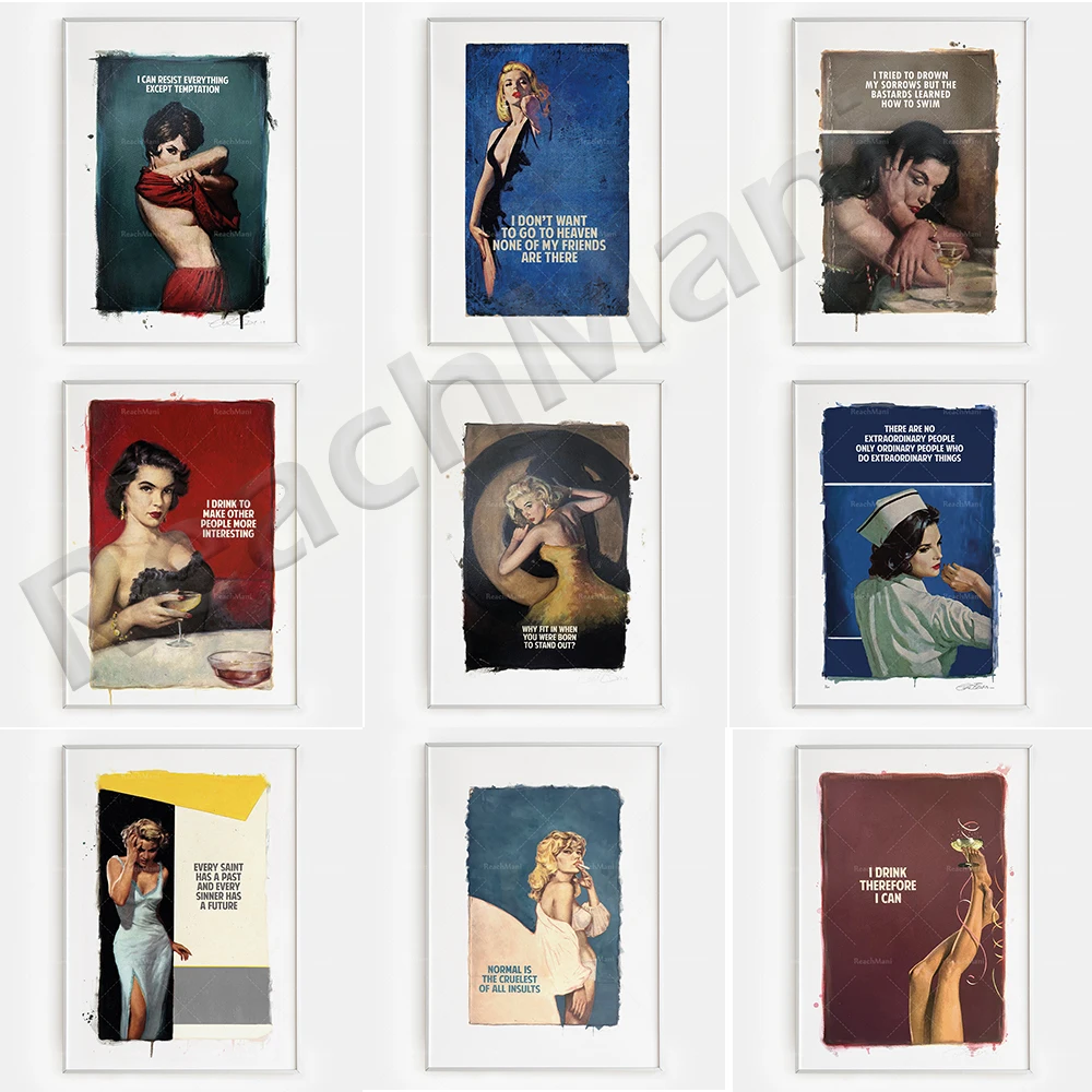 Connor Brothers - Pulp Fiction Series, Extraordinary People, Why You Are Born to Stand Out Inspirational Quotes Printable Poster