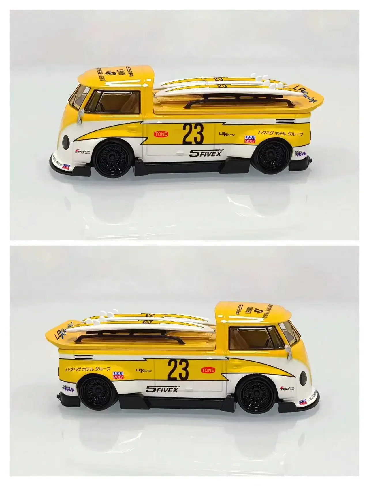 LMLF Model 1:64 T1 PickUp Flash Mooneyes Block43 Diecast Model Car