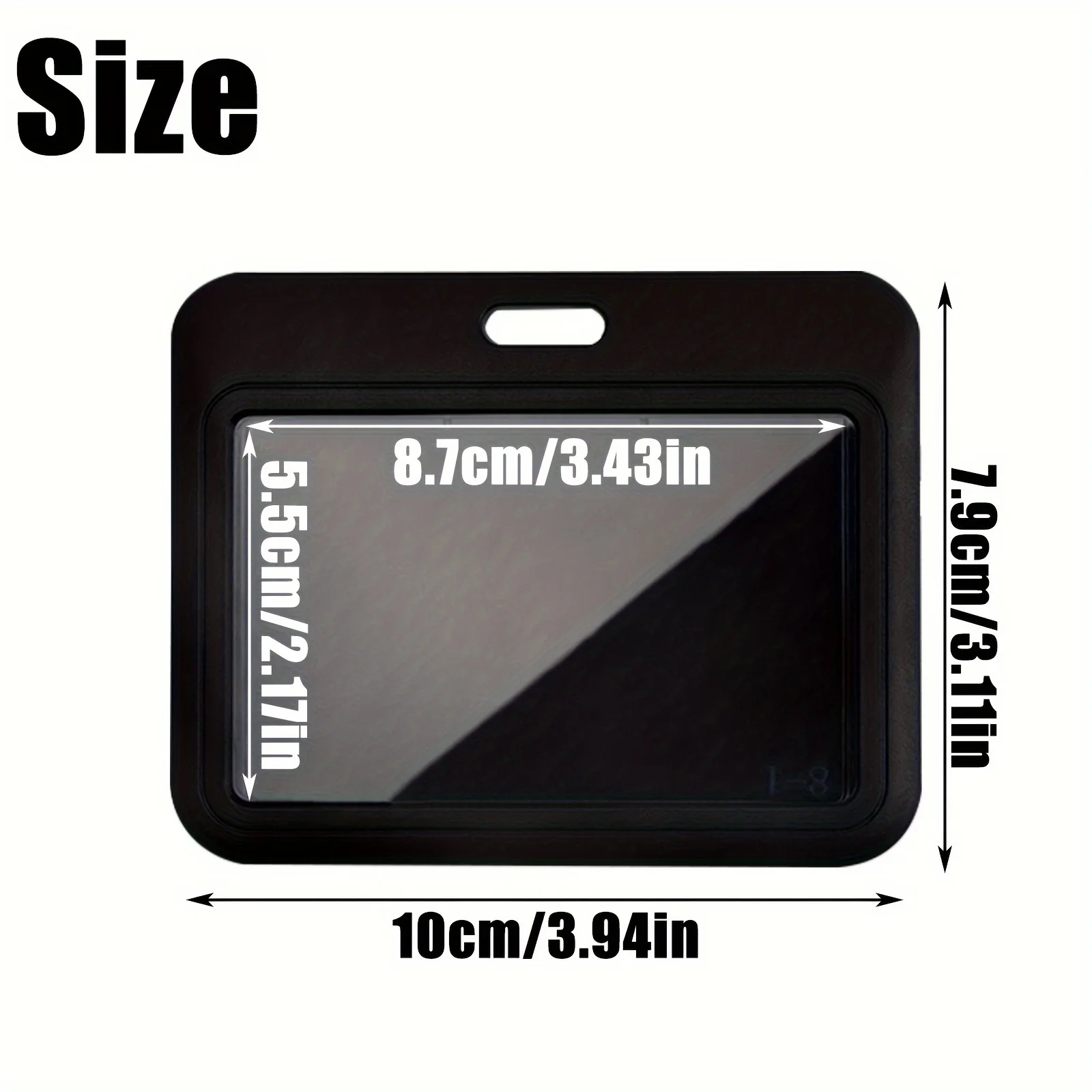 1PC Sliding Card Cover ID Name Badge Holder Pass Bus Work Card Cover Protectors Chest Pocket Women Students Card Holder Badge