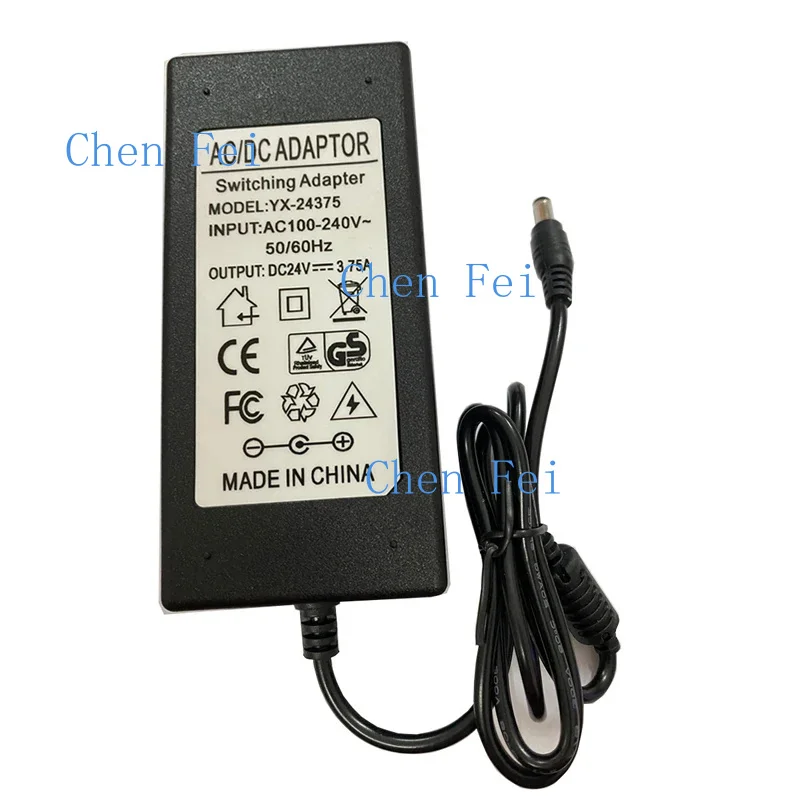 24V 3.75a 5.5*2.5mm AC adapter for DYMO 1738545 label printer