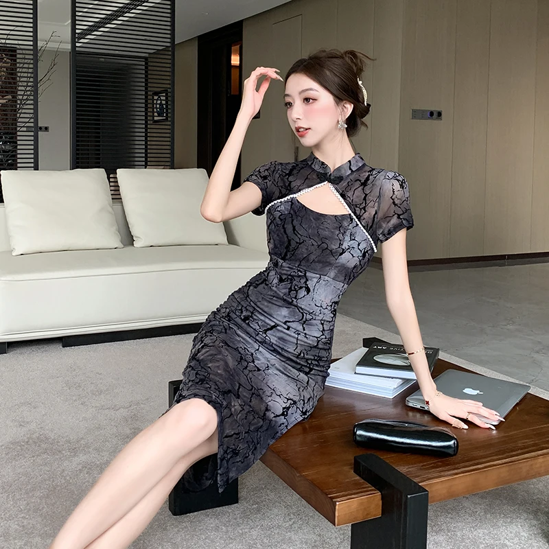 Primavera Verano Sexy joven Sle chino nueva versión ropa de trabajo Dr mujeres Ele gama alta Techan orm