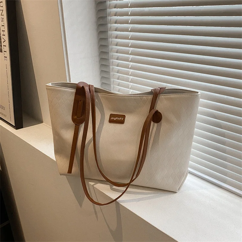 

New Light Luxury Popular Large-capacity Commuting Versatile Shoulder Bag Casual High-end Tote Bag Women Shopping Bag Handbags