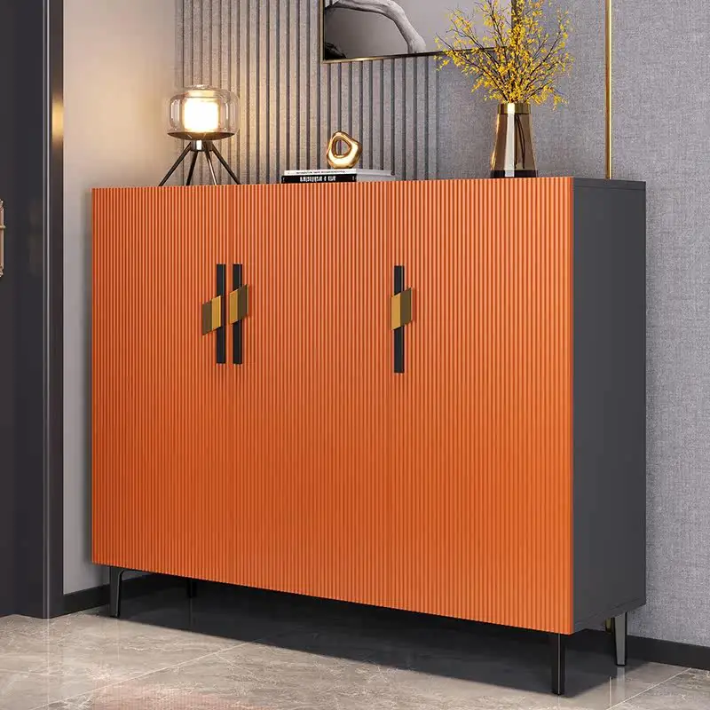 Black Luxury Shoe Cabinet Design Strong Cheap Tall Modern Wood Shoe Cabinet Storage Drawer Armario Zapatero Furniture For Home