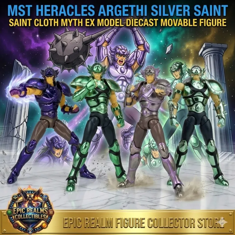 

[9-Hour Shipping]Brand new MST Saint Seiya Myth Cloth EX Hercules/Herakles Argeti Silver Knights of the Zodiac Action Figure