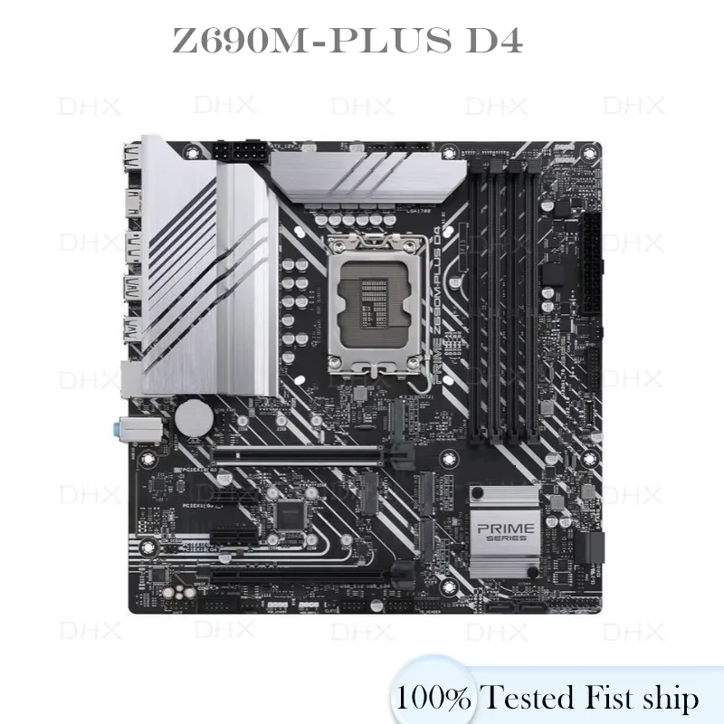 M.2 LGA 1700 DDR4 Z690 Mainboard Micro ATX For PRIME Z690M-PLUS D4 Motherboard 128GB HDMI 100% Tested Fully Work