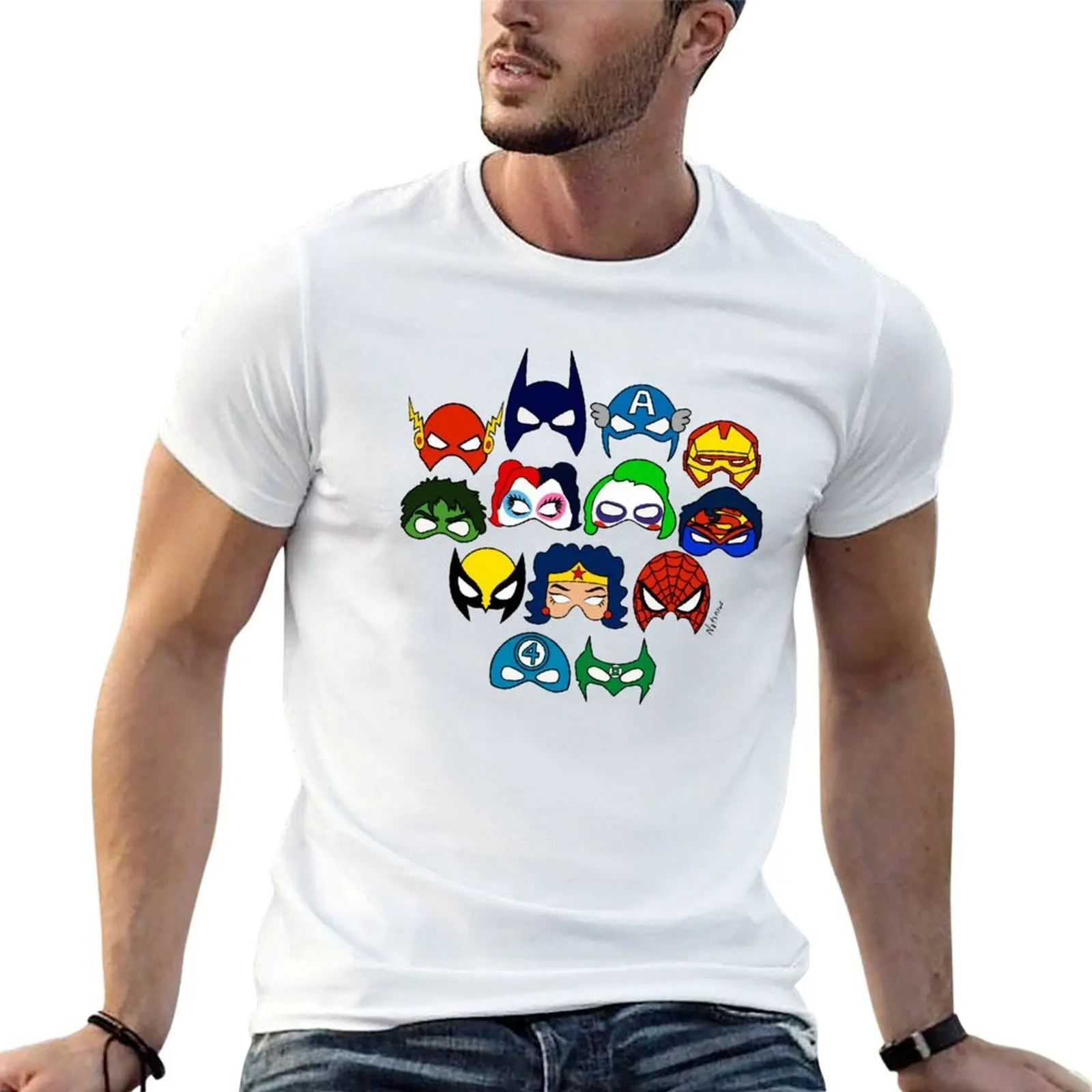 

Superhero Masks T-Shirt funny t shirts dark humor t shirts designer T-Shirt