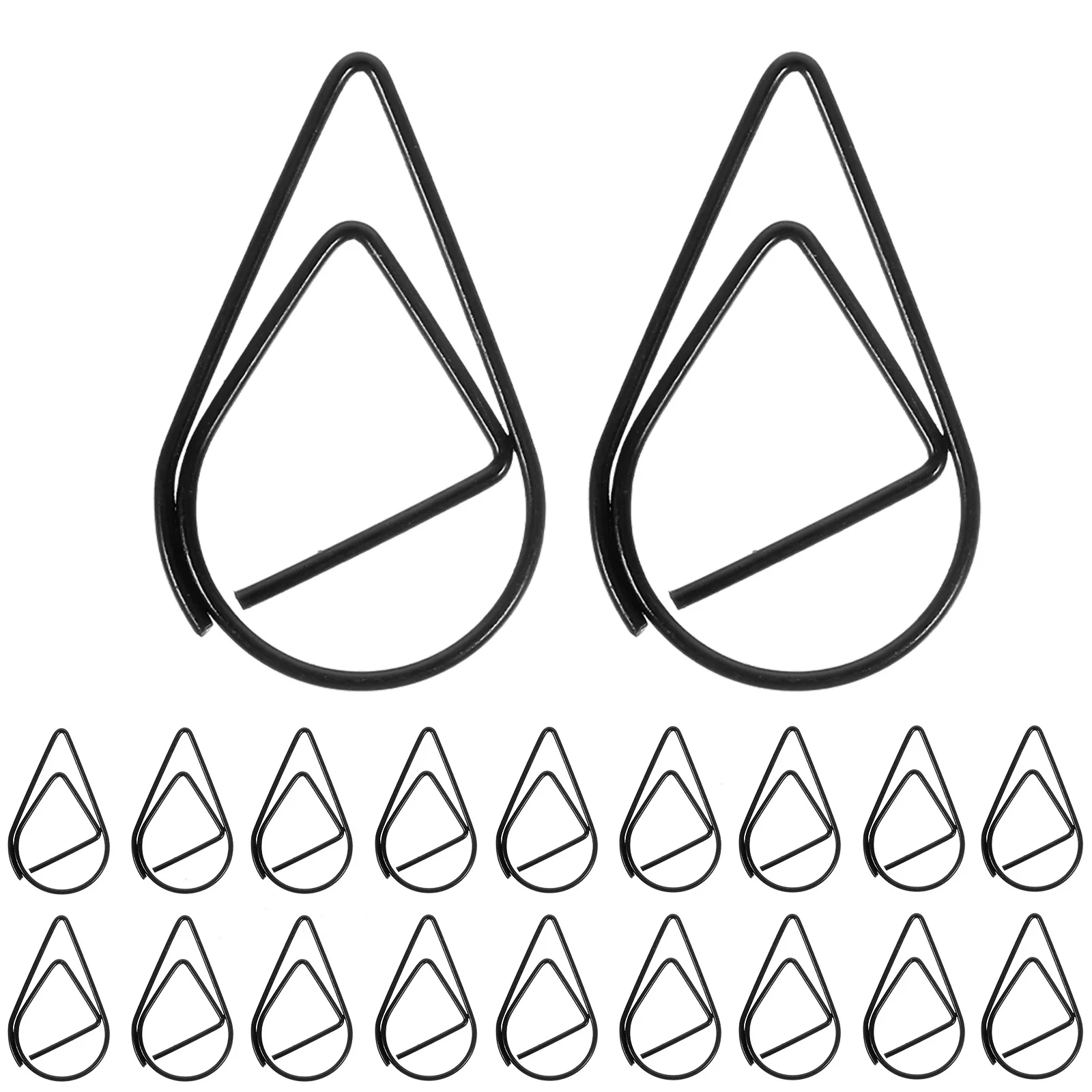 100 قطعة مشابك ورق صغيرة مشابك تثبيت المستندات المعدنية لملف المكتب دفتر التقويم الحرفية المرجعية القرطاسية الزخرفية #5