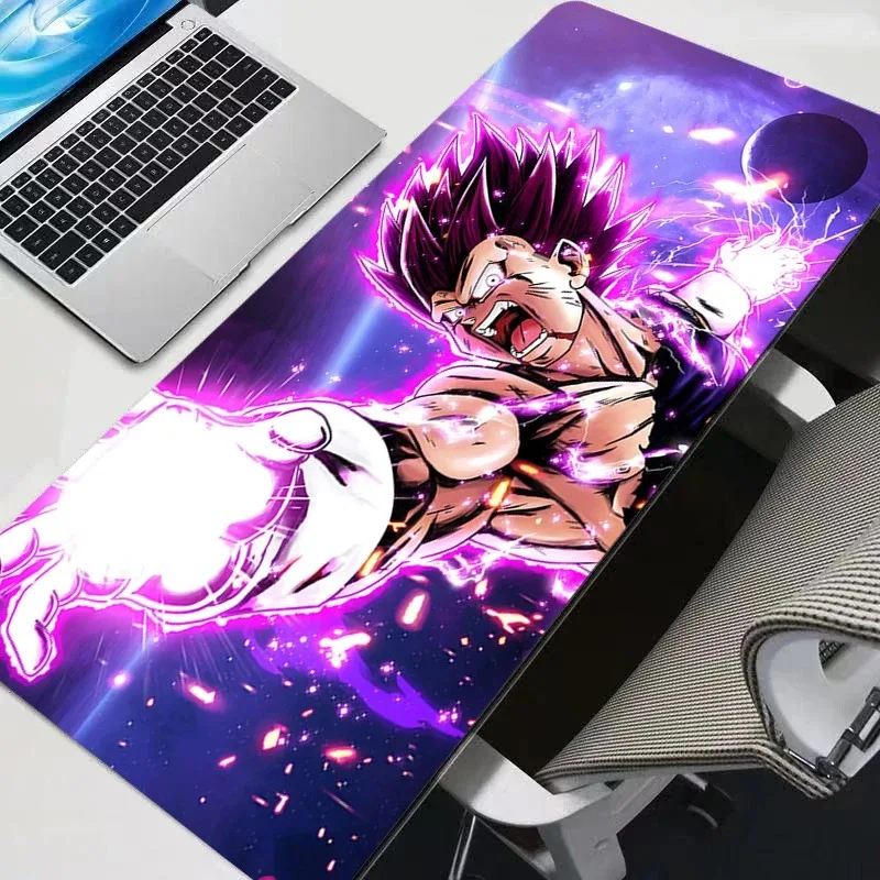 Bunter Gaming-Tastaturteppich für Zuhause, Laptop, Japan, cooles Anime-Mauspad, XL, Schwarz, DBZ, Dragon Ball Z, Schreibtischunterlage, PC-Gamer-Teppich, Mauspad