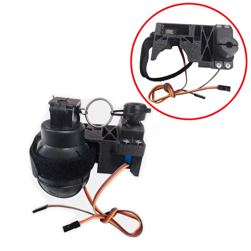 

1PCS For FPV Drone Drop Release Device PWM Single Controlled Max Pull 20kg Servo Payload Thrower Single/Double Delivery System