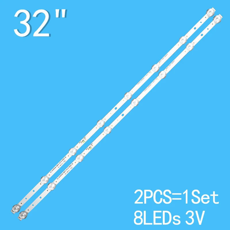 

3V 8 lamp 600mm for Kim Jong 32 inch HL-2A320A28-0801S-04 A0 LED TV backlight