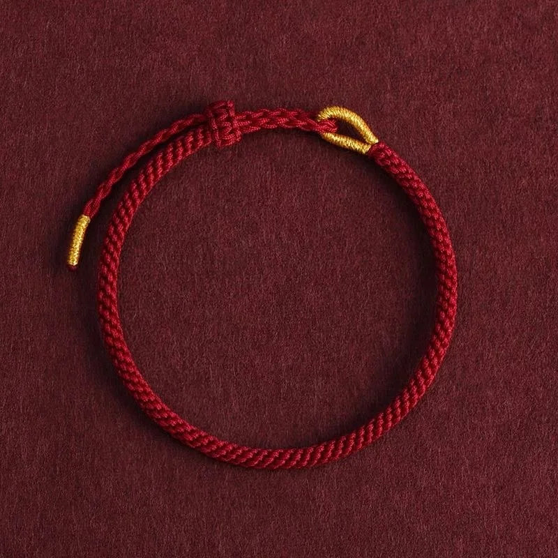 Handgewebte Glücksarmbänder aus rotem Seil für Erwachsene und Kinder, größenverstellbar, segne Gesundheit, Frieden, beste Freundin, Geschenk – Detail 18