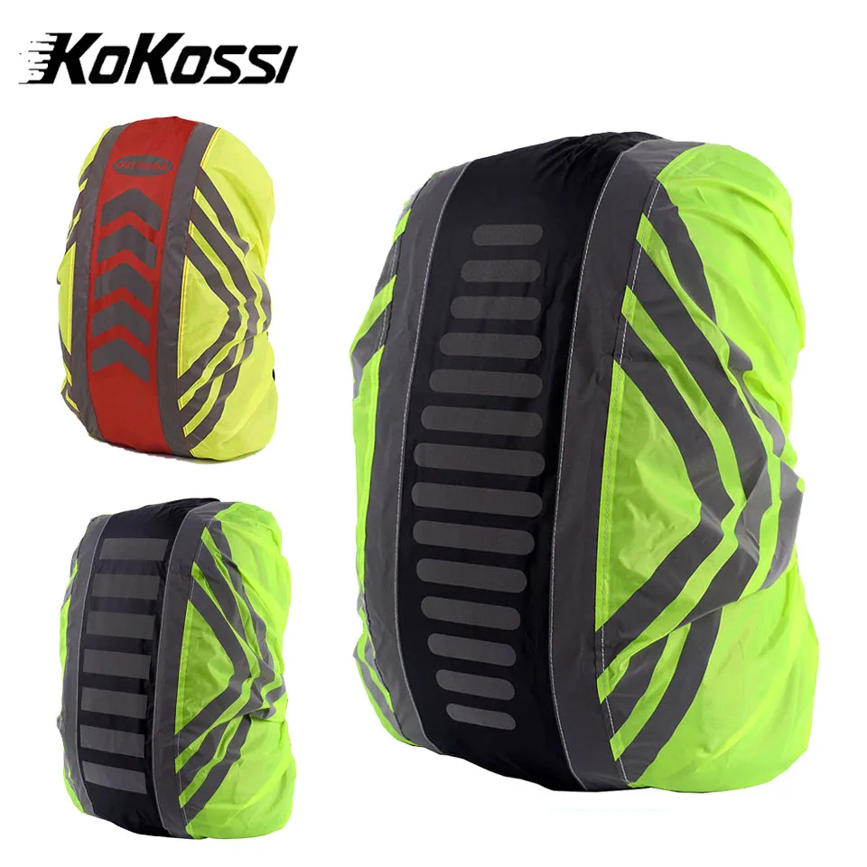 AliExpress kokossi KoKossi 1Pcs Outdoor Waterproof Cover Climbing Cycling Hiking Backpack 20-55L Cover Rain Cover Night Reflective Strip Dust Cover