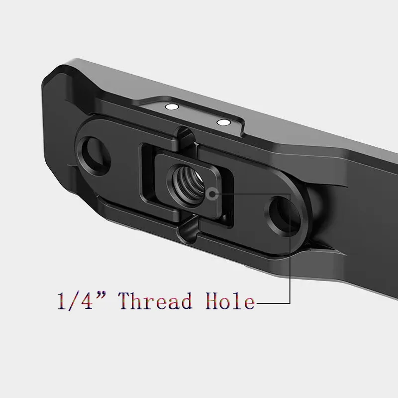 PyroGraphy X5 L-قوس مع فتحة خيط 1/4 بوصة محول Gopro العالمي Insta 360 واجهة مغناطيسية لكاميرات Insta360 X5/X4/X3