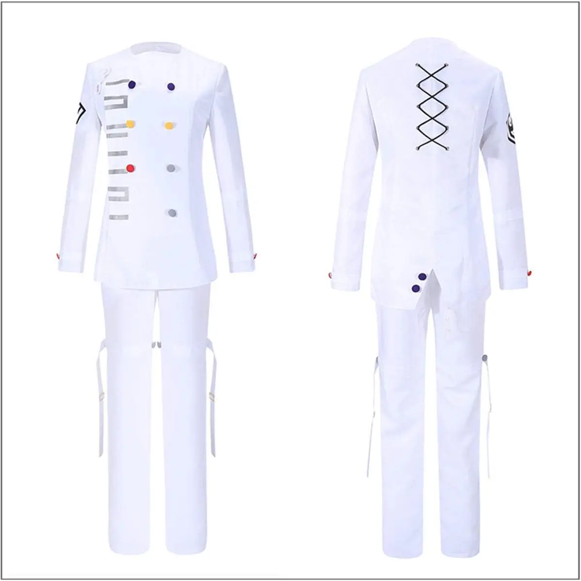 Ouma Kokichi Cosplay Costume School Uniform Danga V3 Halloween Suit