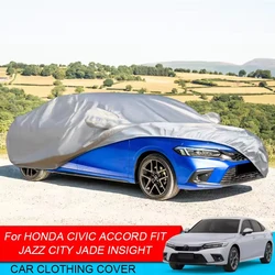 Car Cover For Honda ACCORO CITY CIVIC JAZZ FIT INSIGHT dust-proof car protective cover,Auto Dustproof Anti-Rain Snow Waterproof