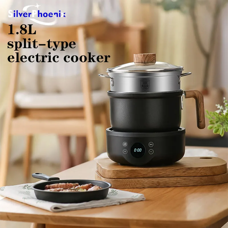 

Split Type Multi-function Pot Travel Split Electric Cooking Pot Non-stick Fry Pan Hot Pot Reservation Electric Cooker Keep Warm