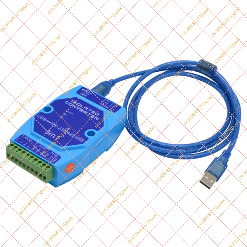 Industrial Optically Isolated USB to RS232 RS485 RS422 Serial Converter with Lightning Surge Protection