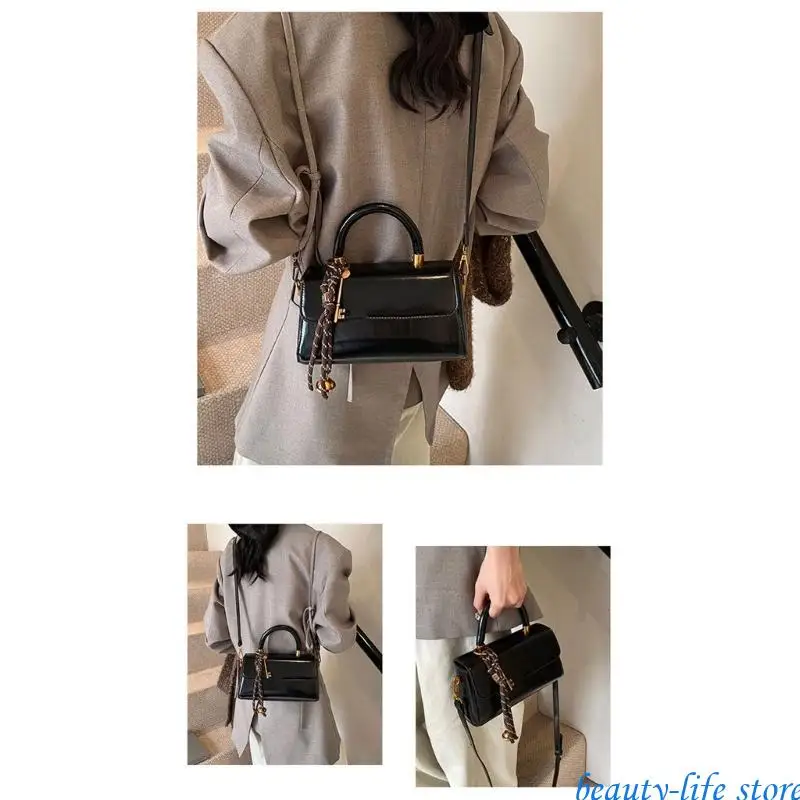 

Delicate Women's Shoulder Bag with Decorative Charm Practical and Stylish Handbag for Everyday Use and Special Occasion 517D