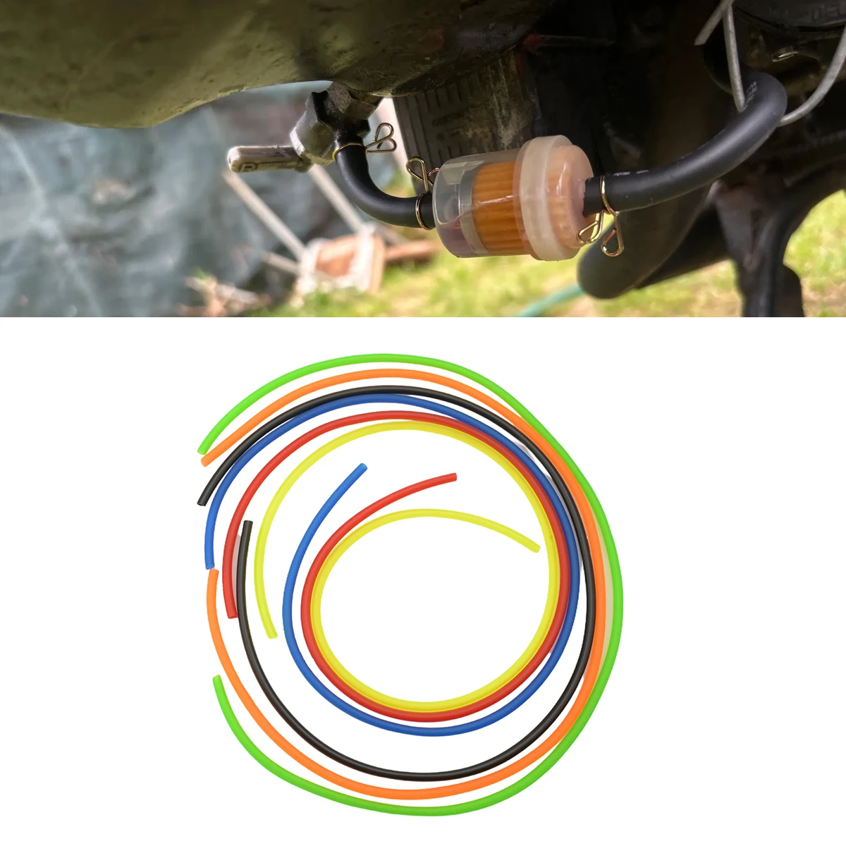 1 Meter 3 Meter 5 Meter Motorcycle Universal Hose Petrol Fuel Line Gas Oil Pipe Tube for Dirt Bike ATV Quad Minimotor Scooter