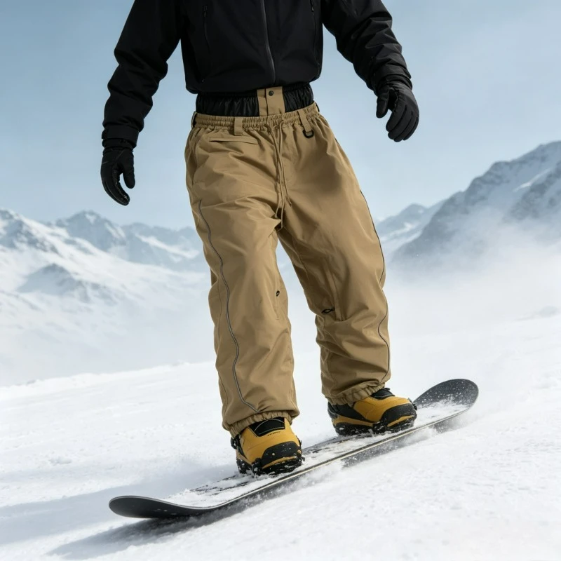 2026 Cargo Snowboard Pants American Style Double Waist Windproof Waterproof Ski Trousers Men Women Winter Outdoor Ski Wear