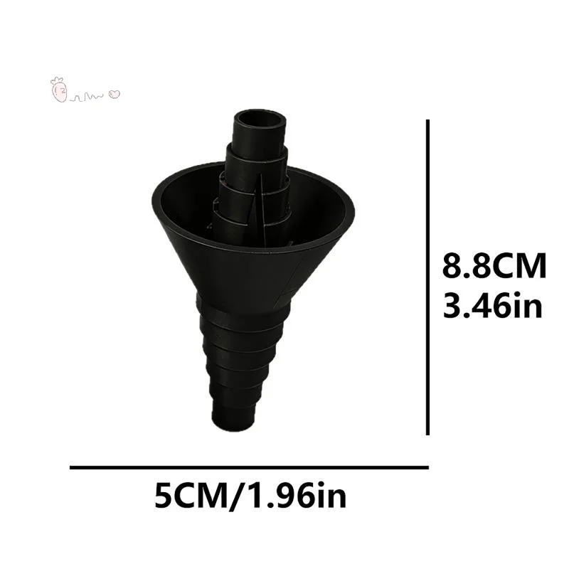 1/2Pcs Universal Filling Funnel Apparatus Portable Liquid Transfer Funnel For Bulk Bottles & Cans No Waste-Bottle Emptying Kit