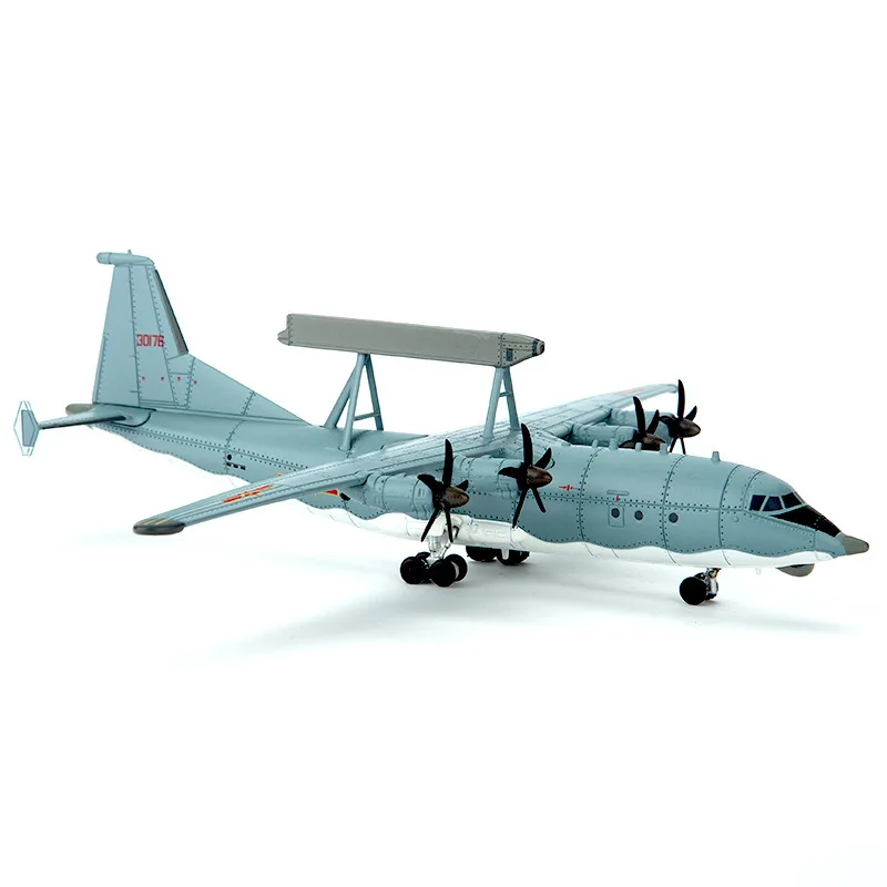 1:200 Scale KJ-200 Simulation Model Plane Airborne Warning Aircraft Alloy Diecast Airplane Creative Gifts For Home Decoration