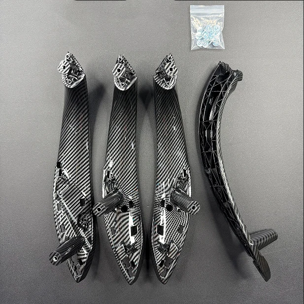 

4 Pcs Set Replacemnet ABS Plsatic Car Door Handle Inside Pull Trim Cover For BMW 3 F30 F31 F80 316d 318d 320d 325d