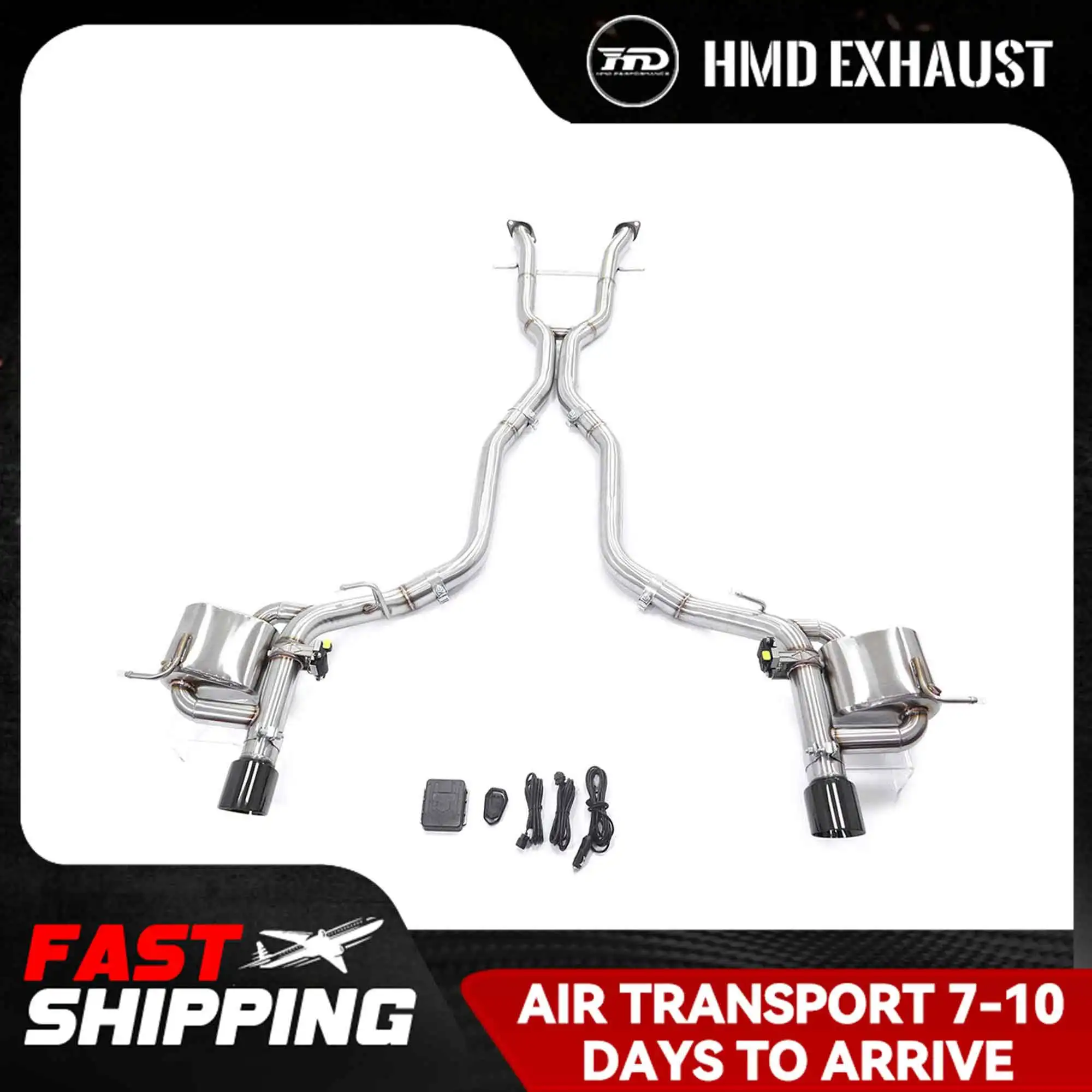 

HMD Exhaust System for Jeep Grand Cherokee 6.2L 6.4L stainless steel High Flow Performance catback