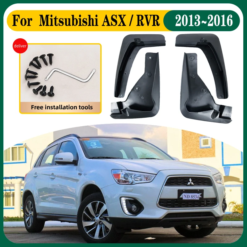 

Автомобильные брызговики для Mitsubishi ASX, аксессуары RVR 2013 2014 2015 2016, автомобильные брызговики, передние и задние крылья, аксессуары