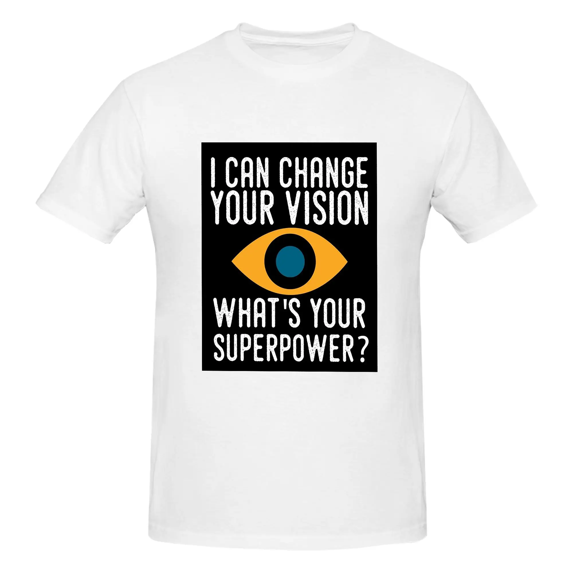 Eye Doctor Optometry Optometrist Men T-Shirt Double Sided Plus Size T Shirts Men's O-Neck Cotton Tees Short Summer Male