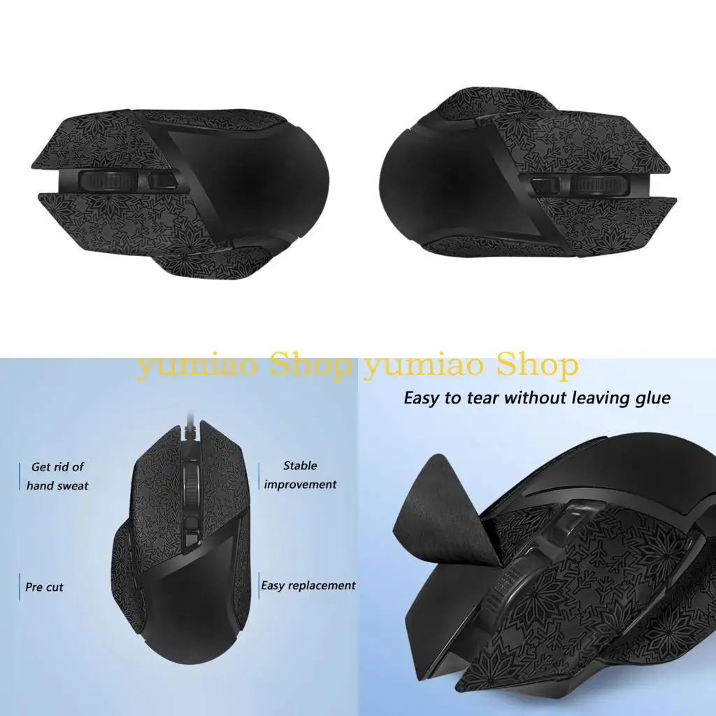 

587B Mouse Sweat Resistant Pad Mouse Sticker for Basilisk X HyperSpeed/V2 / Mouse
