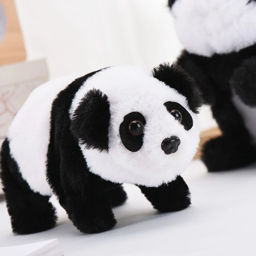 Electric Panda Toy Plush Animal Toy Stuffed Panda Toy Crawling Panda Toy for Kids crawling toy stuff animals for girls