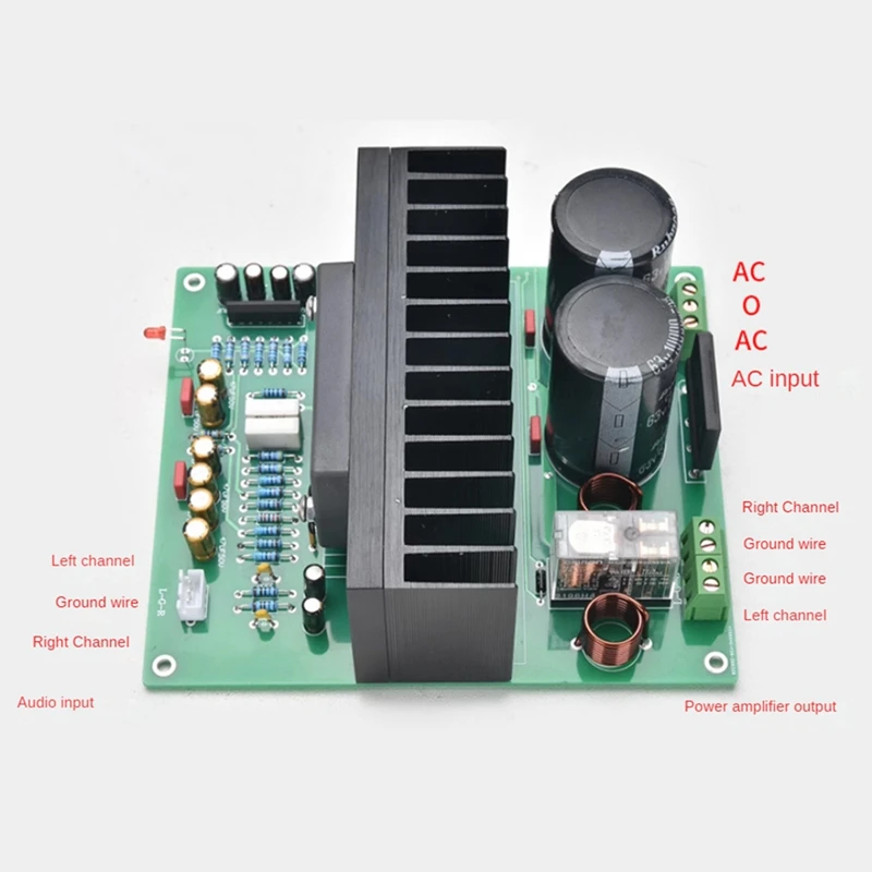 200Wx2 High-Power Beautiful Sound Thick Film STK412-530 Power Amplifier Board Finished Board