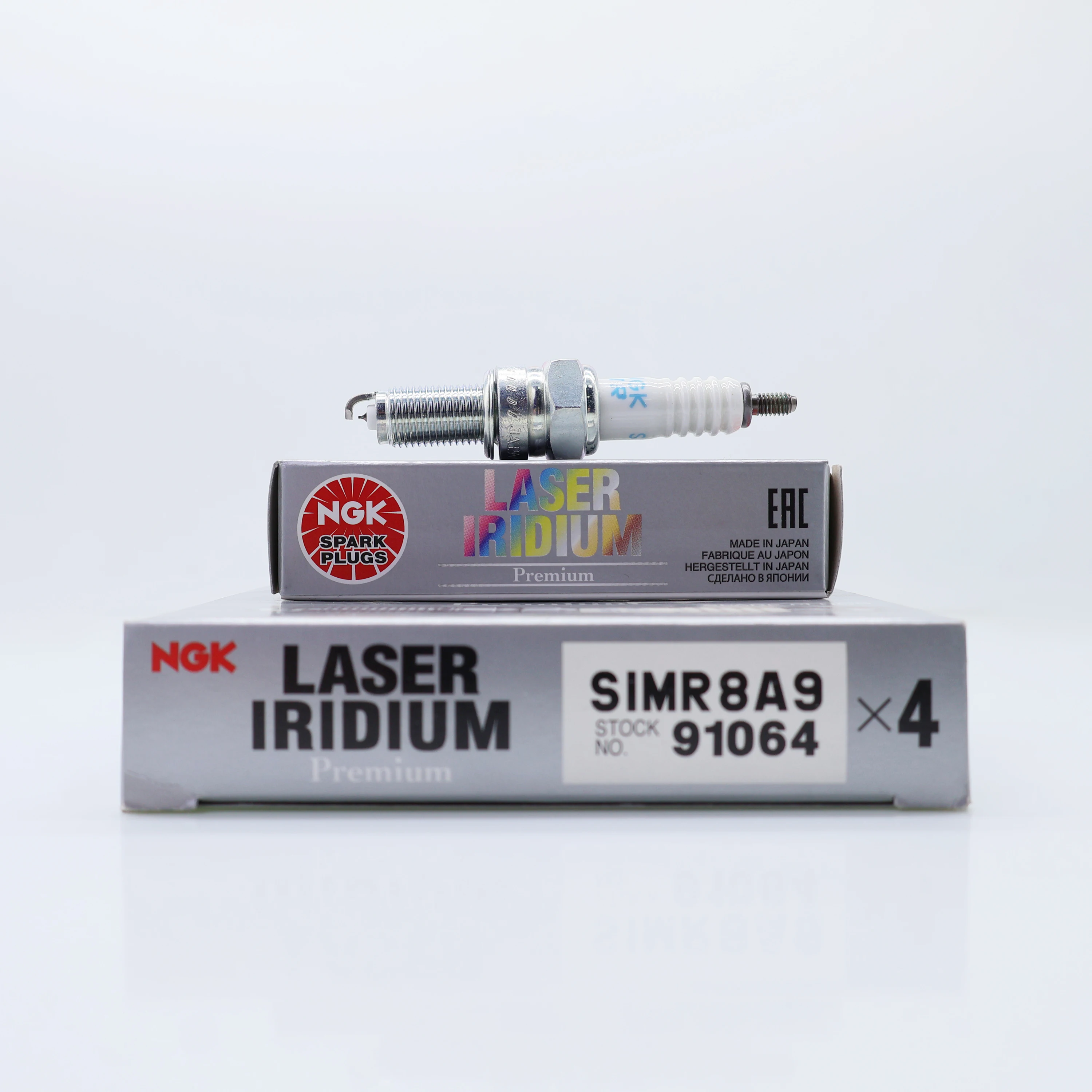 NGK Laser Iridium Spark Plug SIMR8A9 91064 Original genuine product for Honda OEM:31916MEH003,31916MEH0030