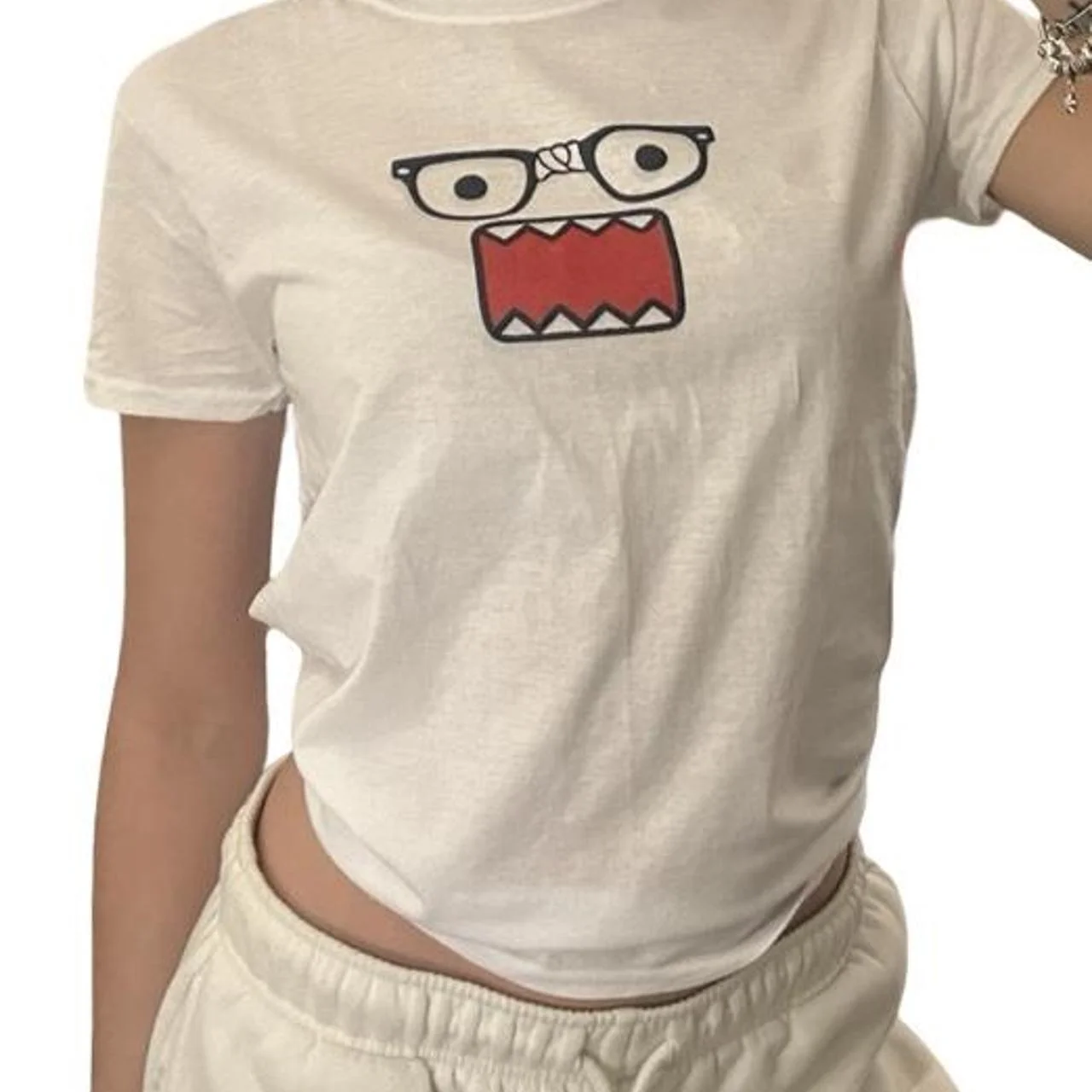New Summer 2026 Collection:T-shirts featuring cute cartoon prints,Y2K style,loose fit,crew neck,unisex,suitable for any occasion