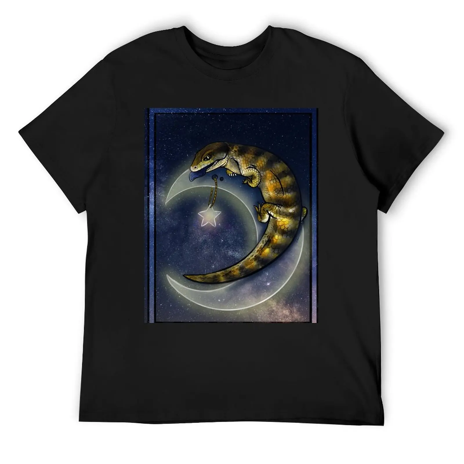 Blue Dreams Blue Tongue Skink T-Shirt oversizeds designer shirts summer tops Short sleeve tee men t shirts high quality