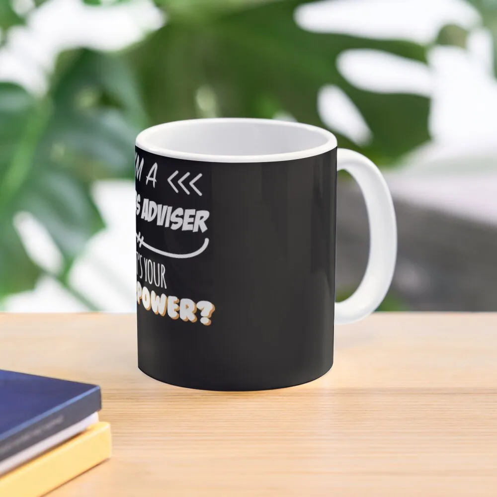 

Careers Adviser Funny Superpower Slogan Gift for every Careers Adviser Funny Slogan Hobby Work Worker Coffee Mug