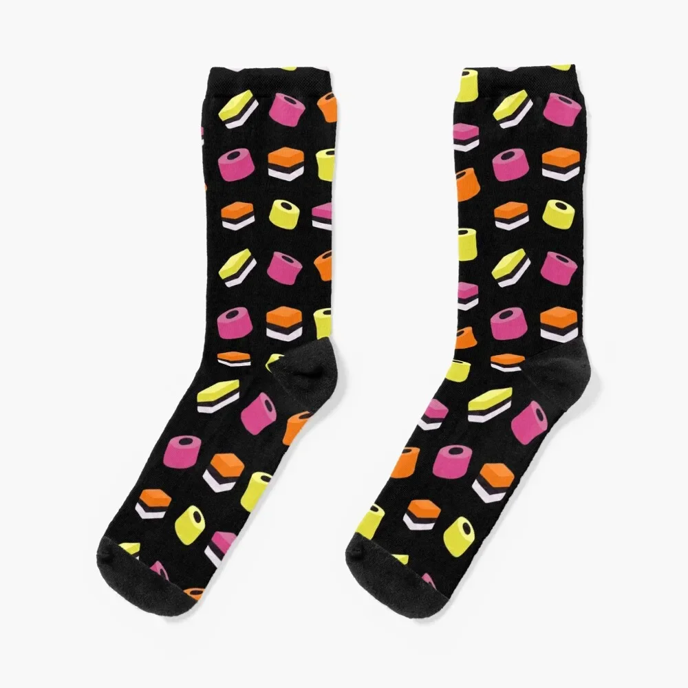 Liquorice Allsorts Sweets Socks floor christmas gift Man Socks Women's