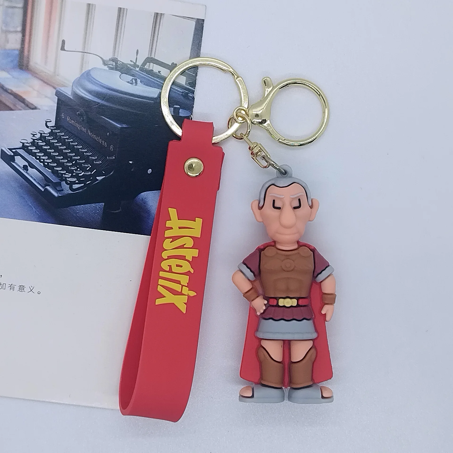 الفيلم الكلاسيكي ‌ أستريكس الغول ‌   المفاتيح أنيمي حقيبة بنقوش كرتونية قلادة الديكور تأثيري سيارة كيرينغ Kawaii مفتاح سلسلة لعبة أطفال G
