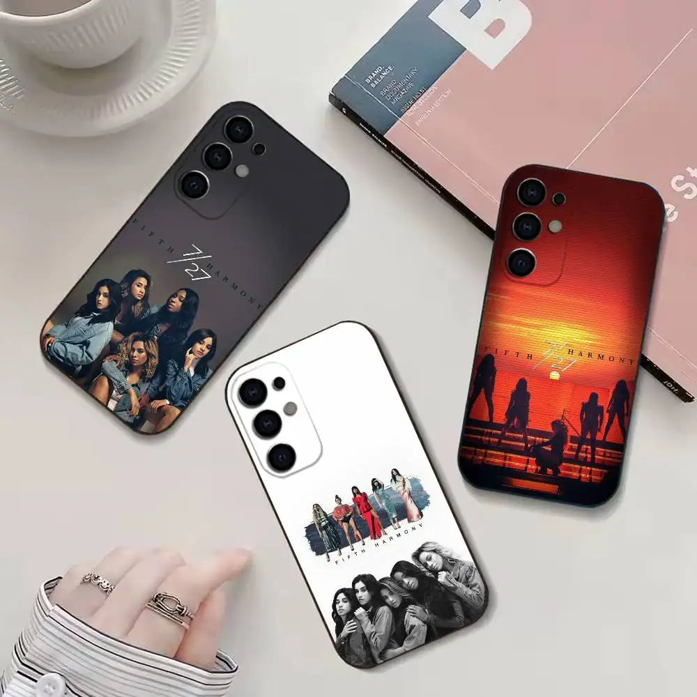 

F-Fifth Harmony phone Case For Samsung S25,24,21,22,23,30,Ultra,20,Plus,Fe,Lite,Note Black Soft Cover