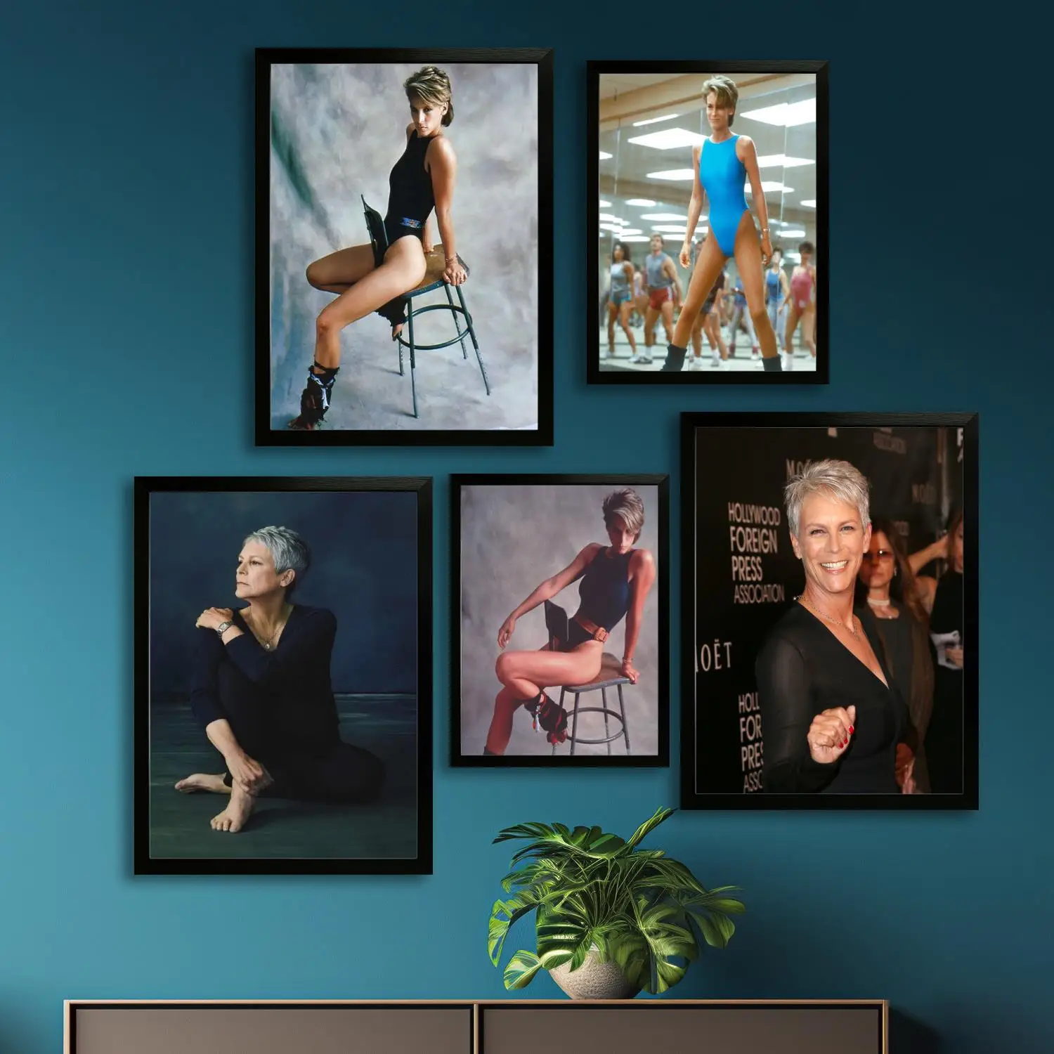 ملصق فني من القماش من جيمي لي كورتيس، لوحة فنية جدارية، طباعة صور، عائلة حديثة، ديكور غرفة النوم، ملصقات، لوحة زخرفية #1