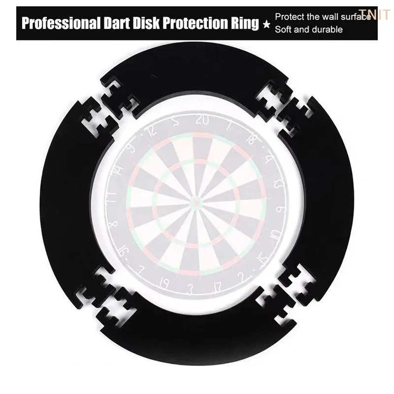 

[J] 4Pcs/Set 18in EVA Dartboard Surround Jigsaw Dart Board Protection Ring Removable Wall Dart Board Backboard For Indoor Gaming