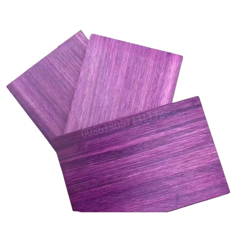 

Purpleheart Slats, Violet Solid Wood Board - 2 / 3 / 5 Pieces, 2mm to 30mm Thick, 100mm Widths, for DIY Furniture Woodworking