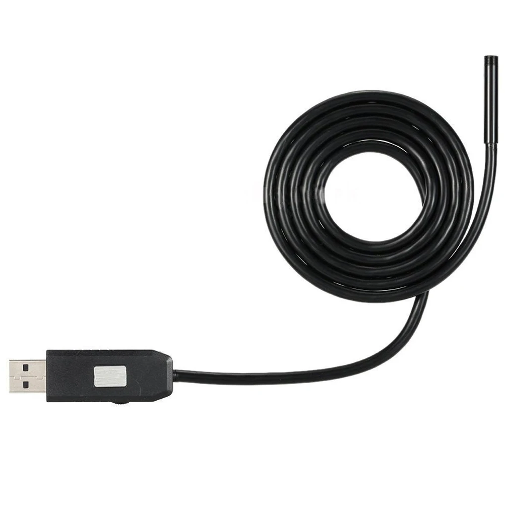 

7Mm 2M Ip67 Waterproof Hd Camera For Phone Pc Computer Inspection Tool Built-In Led Light